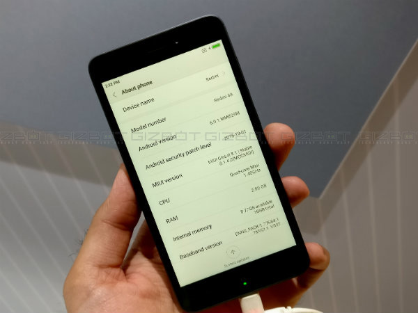 Xiaomi Redmi 4A First Impressions