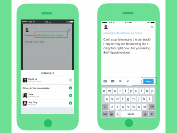 Twitter: Eases 140-character limit in your replies