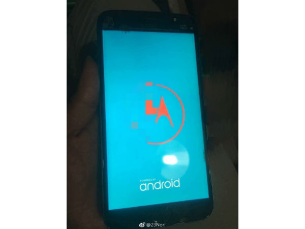 The fingerprint sensor embedded below the display