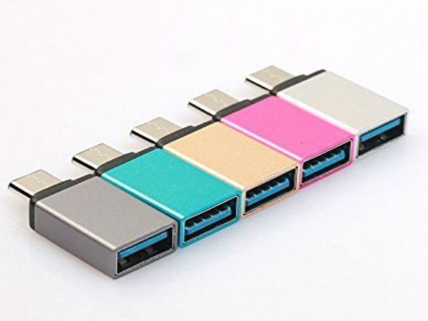 Micro USB Female To USB 3.1 Type C Male Charging Data Adaptor / Connector / Converter (Assorted Colour)