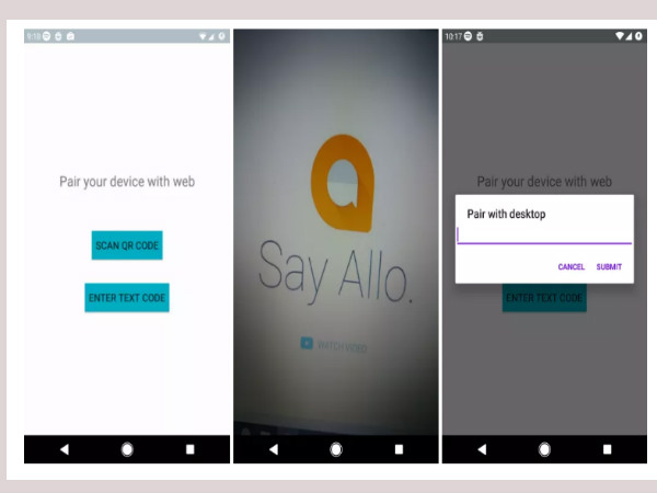 Google Allo 9.0 to let users connect their phones with desktops 