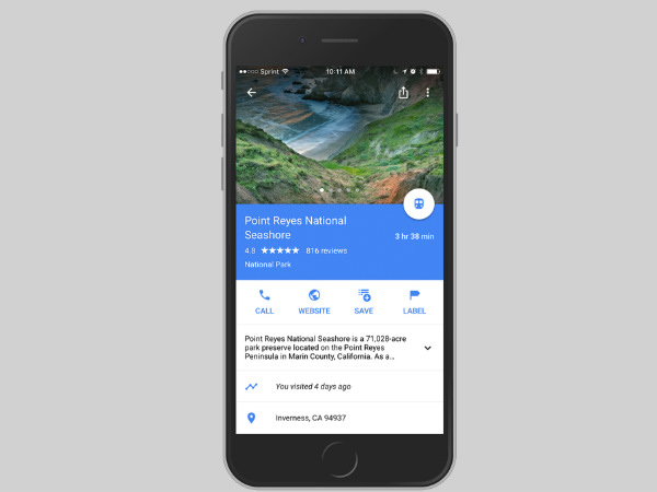 Google adds new timeline feature in Maps for iOS devices