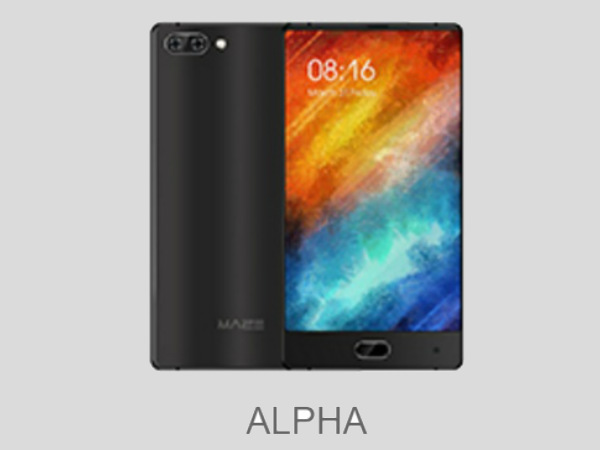 Maze Alpha bezel-less smartphone coming soon: Specs leaked