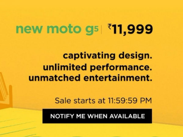 Moto G5 now available in India: Could pose a threat to these phones