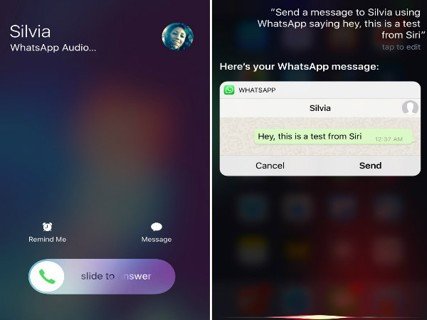 WhatsApp iOS users can now ask Siri to read and reply to their message