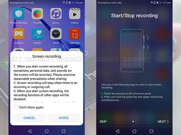 Record your smartphone screen