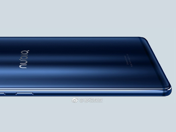 Glossy blue colored metal body