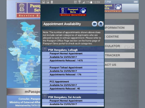 Appointment Availability