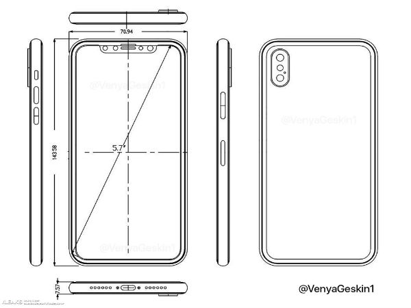 Leaked iPhone 8 schematics 