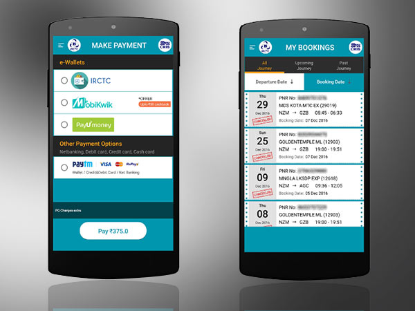 IRCTC Rail Connect – Book train ticket on the go