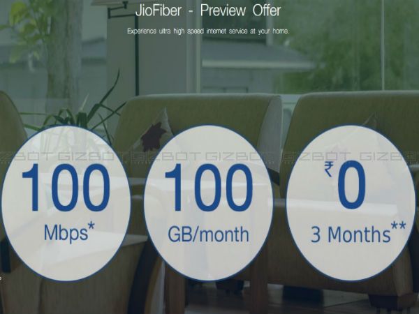 JioFiber to offer 100GB data at 100Mbps speed free for 90 days