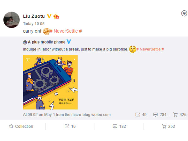 OnePlus 5 is on the way: Hints OnePlus CEO