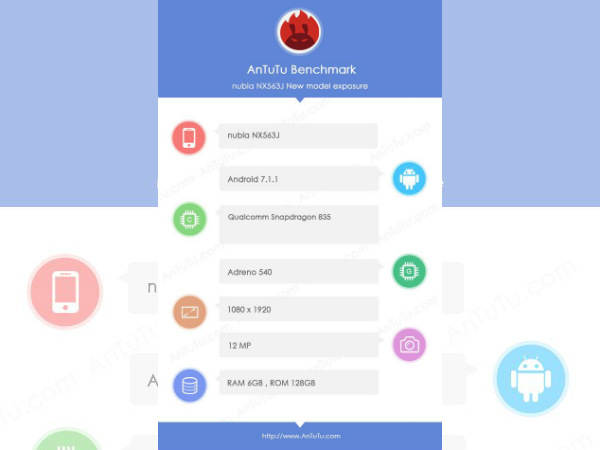 Purported Nubia Z17 with Snapdragon 835 SoC hits AnTuTu Purported Nubia Z17 with Snapdragon 835 SoC hits AnTuTu