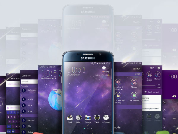 Make your Samsung Galaxy phone more colorful with these themes