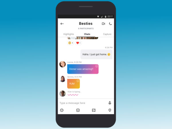Group conversations, add-ins, and bots