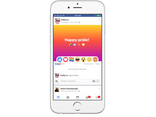 New Pride reaction