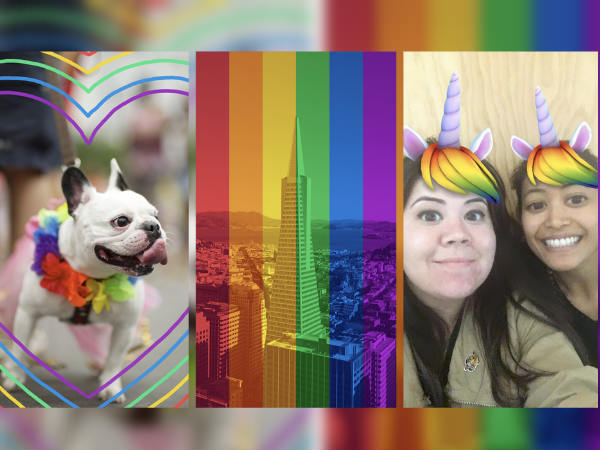 Pride-themed masks and frames added to Facebook Camera