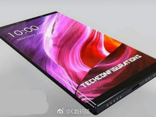 Curved display with minimum bezels