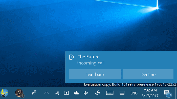 Follow this steps to receive call alerts on Windows 10 PC