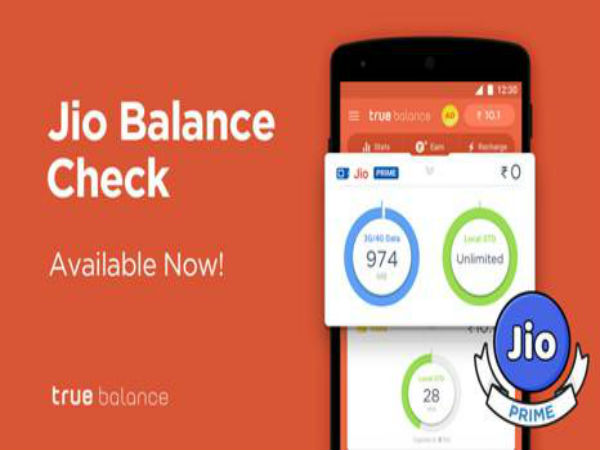 True Balance rolls out new balance check option for Jio users