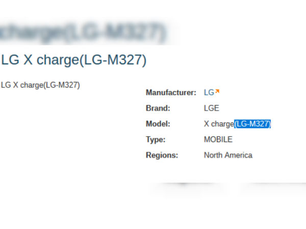 New entry-level smartphone LG X Charge appears in FCC
