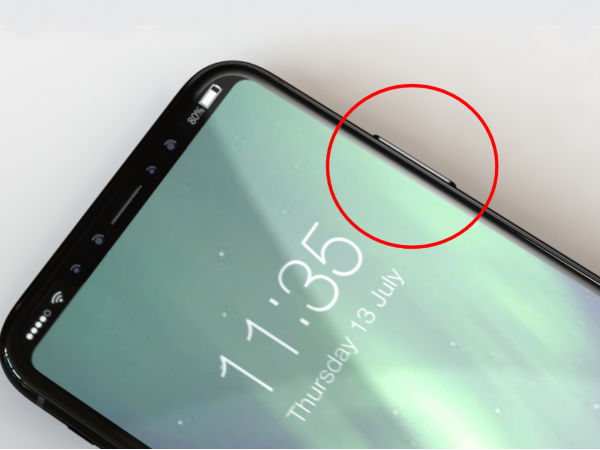 Enlarged Power button