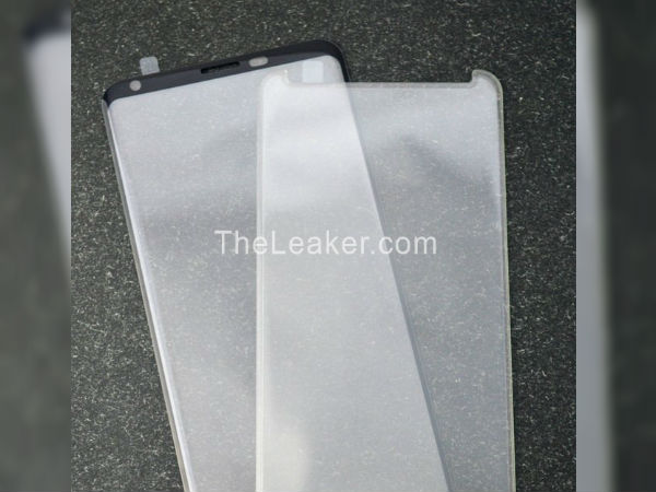 Galaxy Note 8 frontal panel leaked, no physical home button