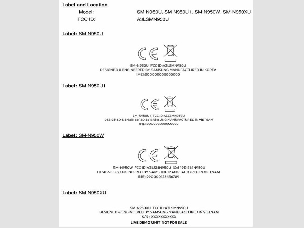 Samsung Galaxy Note 8 clears FCC certification: Launching in August Samsung Galaxy Note 8 clears FCC certification: Launching in August