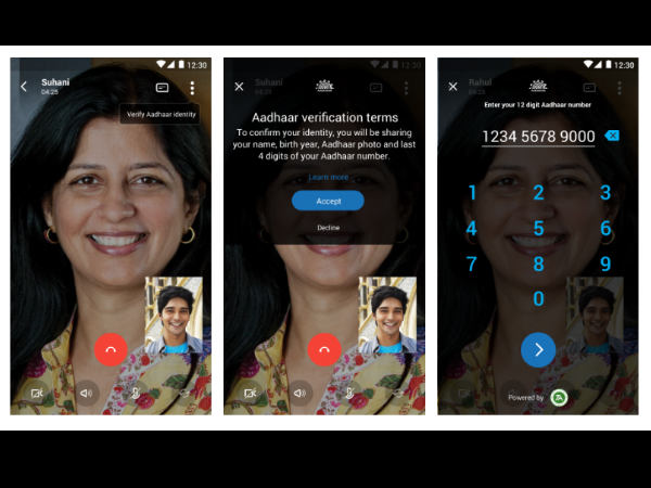 Aadhaar integration now available on Skype Lite