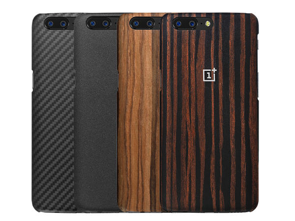 OnePlus 5 Protective Case Ebony Wood
