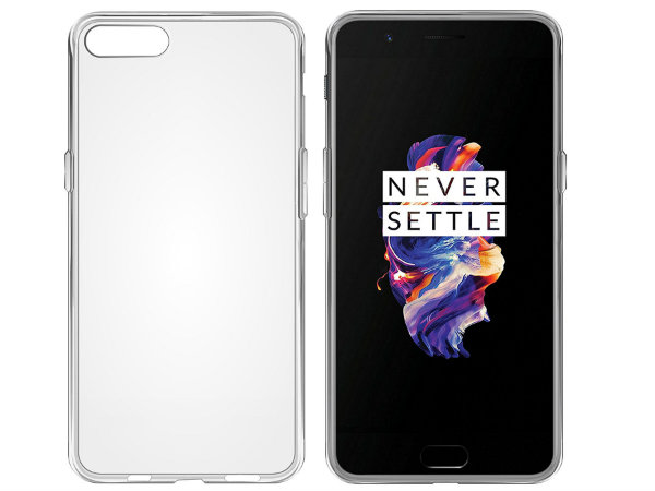 Silicon Transparent Protective Back Cover Case For OnePlus 5
