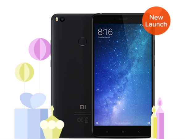 6% off Mi Max 2 64 GB (Black) 