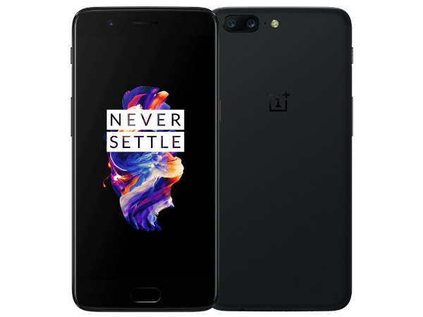 OnePlus 5 (16MP rear camera with dual LED Flash and secondary 20MP camera)