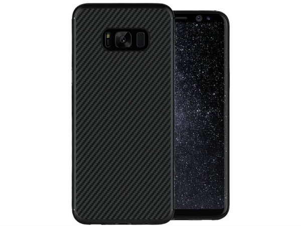 Mob Safe Back Cover for Samsung Galaxy S8  (Black)