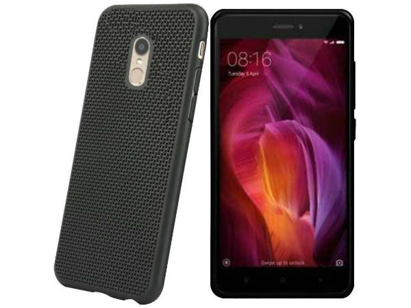 MTA Back Cover for Xiaomi Redmi Note 4 (Black, Rubber)
