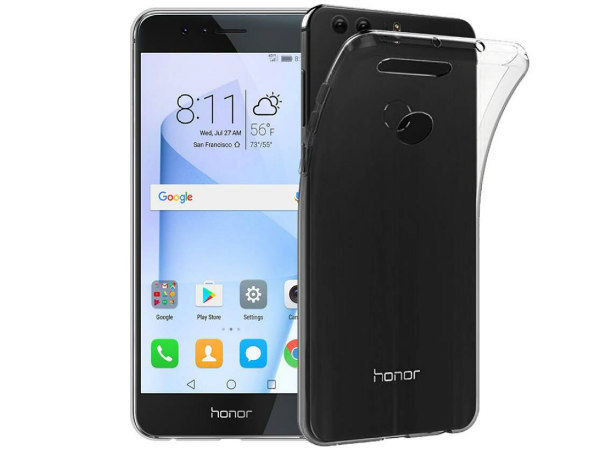 Totu Back Cover for Honor 8  (Transparent, Rubber)