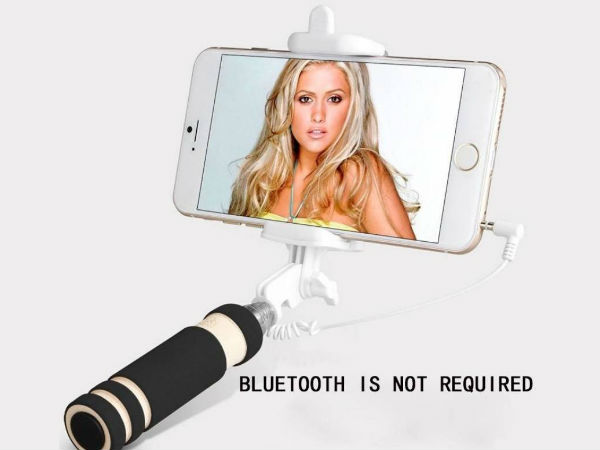 Upto 87% off on #SELFY Cable Selfie Sticks