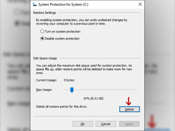 Clearing Temp File Cache