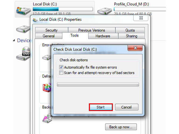 Fix Hard Drive problems with Chkdsk in Windows PC
