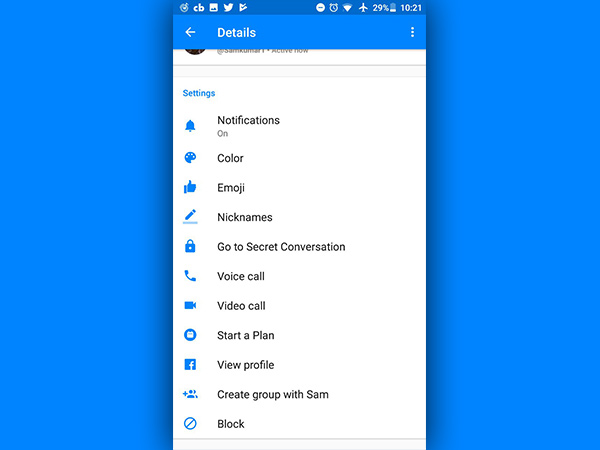 Here is how you can Block people in Facebook Messenger