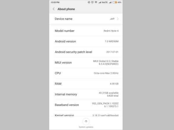 Xiaomi Redmi Note 4 Nougat update released for Indian users