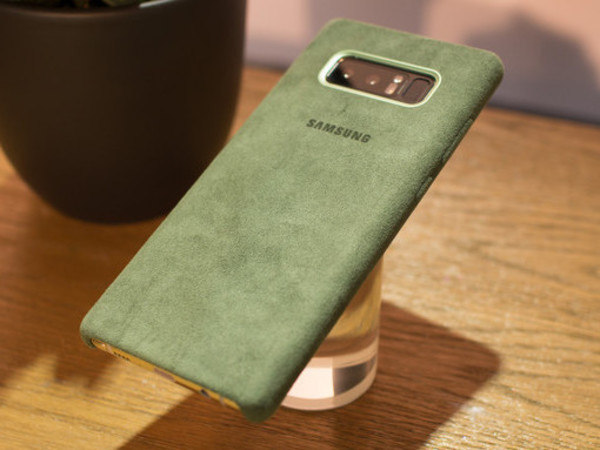 Samsung Alcantara case revealed alongside Galaxy Note 8 Samsung Alcantara case revealed alongside Galaxy Note 8