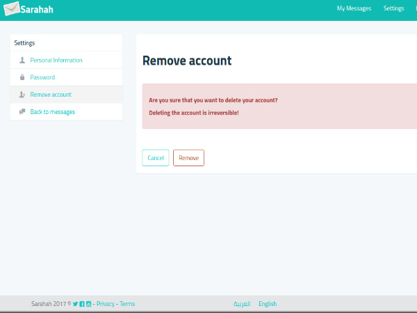 Sarahah faces server outage and log-in issues: How to delete account?