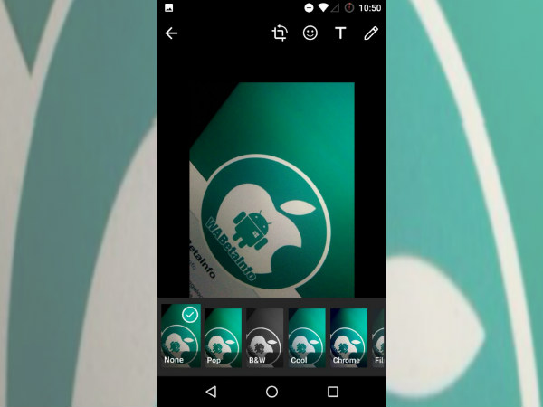 WhatsApp Android beta versions add UPI payment options & photo filters