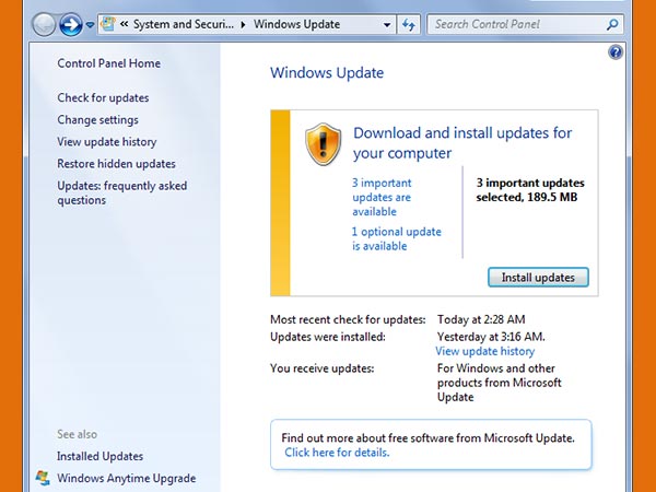 Update Windows