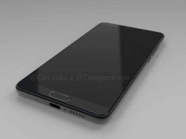 There exists a physical home button