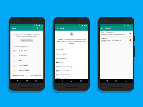 Learn how to take photos using Fingerprint scanner on any Android smartphone