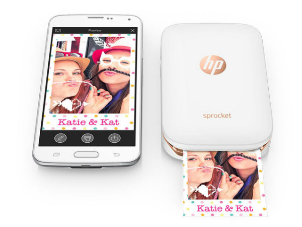 HP Sprocket portable printer for smartphones launched in India