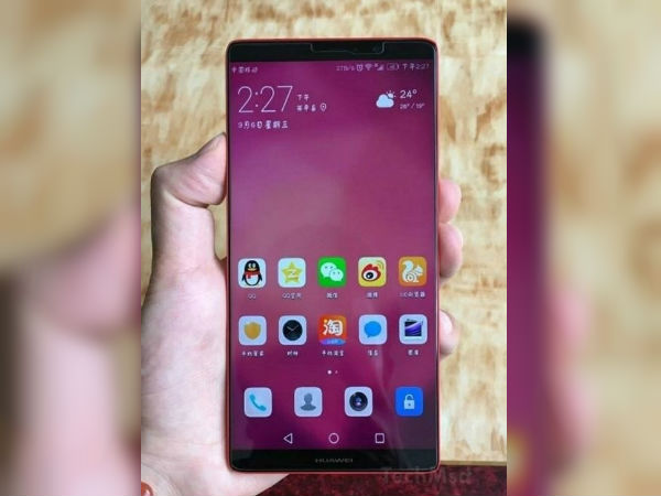 Huawei Mate 10 appears in leak again; features a full-screen design 