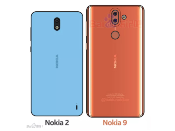 Nokia 9 back design allegedly leaks along with Nokia 2